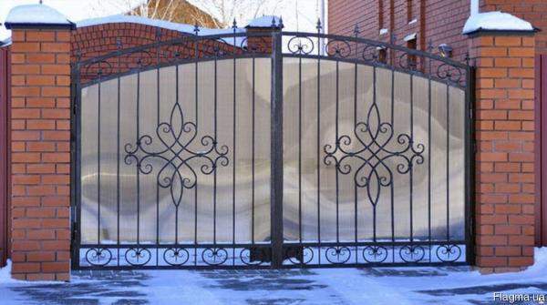 Ворота из профильной трубы