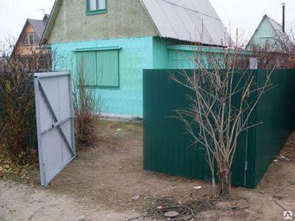 Ворота из профнастила