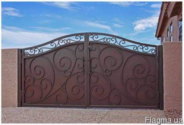 Ворота кованые