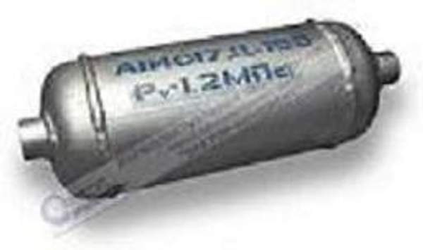 Воздухосборник проточной горизонтальный А1И 017.000-02 с эллиптическими днищами Ду50 Ру1,2