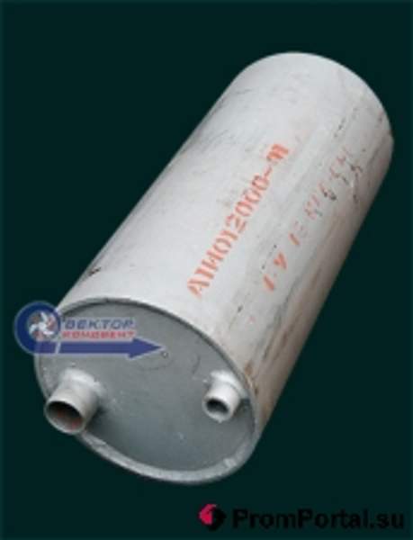 Воздусборник проточной горизонтальный А1И 019.000 с плоскими днищами Ду20 Ру0,6