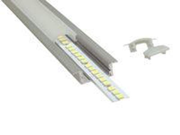 Врезной профиль с рассеивателем 2000х24.5х7мм 2000*24.5*7мм