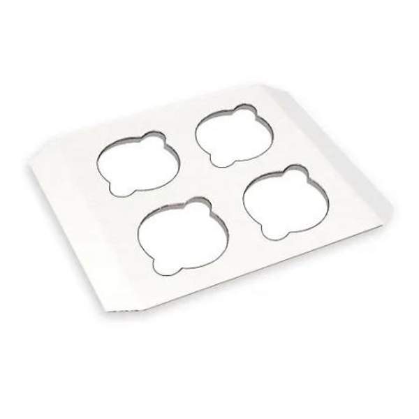 Вставка под капкейки на 4 шт, белая, 159х159х15 мм
