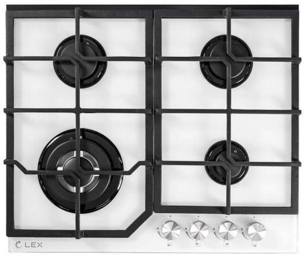 Встраиваемая газовая варочная панель LEX GVG 640-1 WH