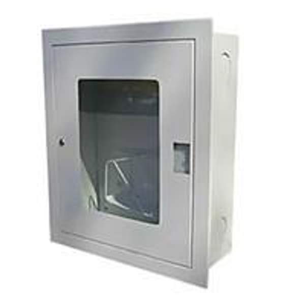 Встраиваемый открытый пожарный шкаф ШПК-310 ВОБ белый