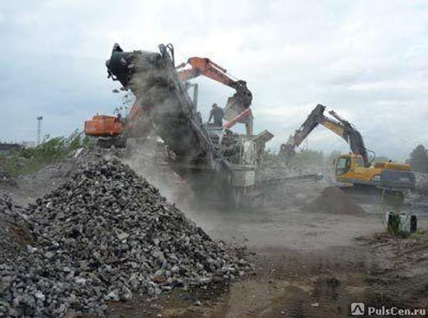 Вторичный щебень фракция 40-70