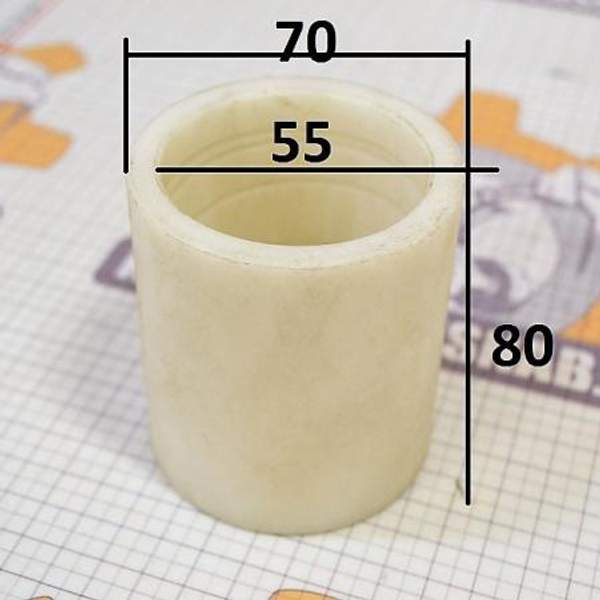 Втулка пластиковая 55*70мм, H80