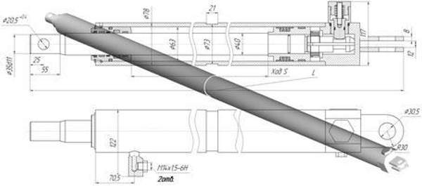 Выдвижение опор КС-55713-2.31.300-2-05К