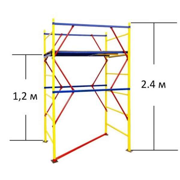 Вышка-тура ВСП - 250/0.7 Высота - 2.4 м ЭКОНОМ
