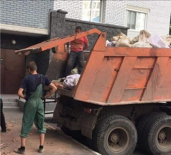 Вывоз мусора. Есть грузчики для погрузки в камаз