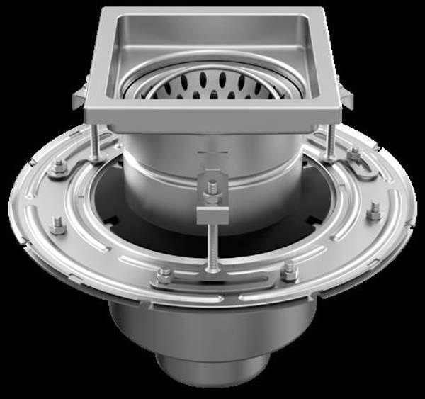 W200/110V2 Трап из нержавеющей стали, вертикальный, DN110