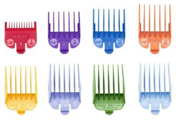 Wahl Набор насадок 8 шт.(разноцветные) для машинок серии Taper (3170-417)