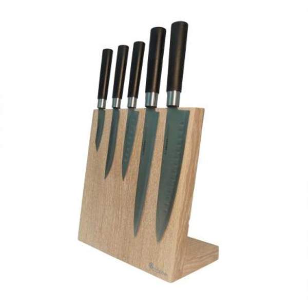 Woodinhome Настольная магнитная подставка для ножей Woodinhome KS002LSOW