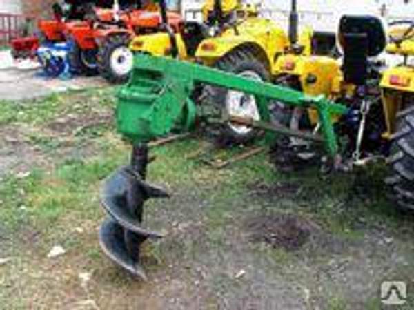 Ямобур 1W-50 навесной на минитрактор