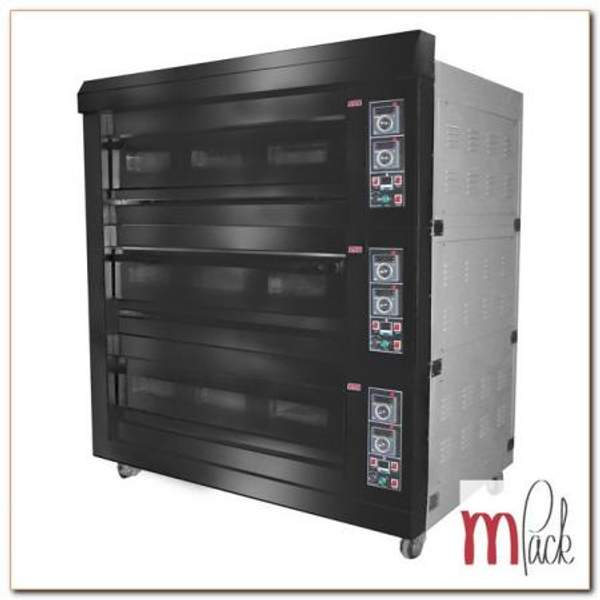 Ярусная печь для выпечки с расстоечным шкафом SILVER 315 газ