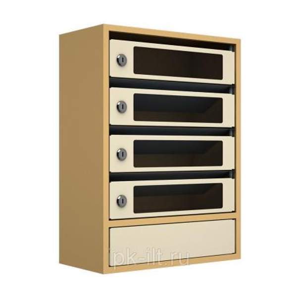 Ящики для почты на 4 секции Корунд