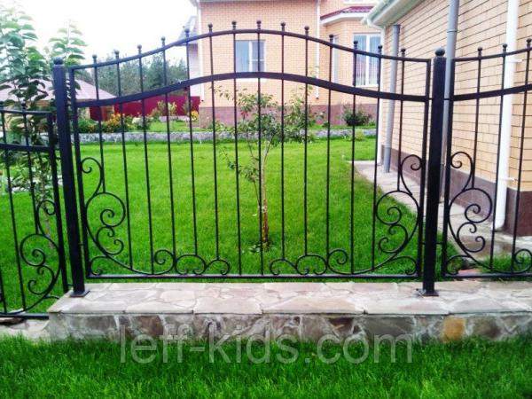 Забор кованный