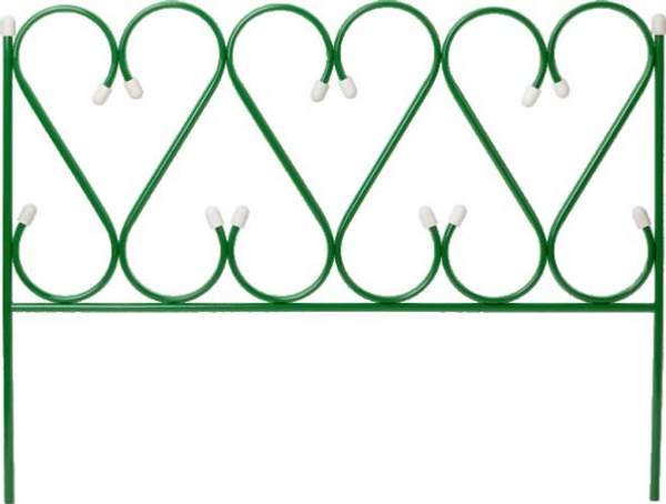 Забор садовый GRINDA РЕНЕССАНС декоративный металлический, 50x345см [422263]