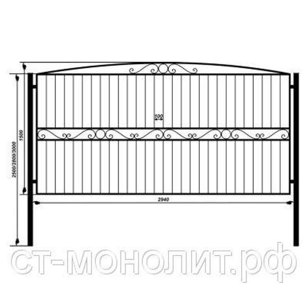Заборная секция ЗМ-8