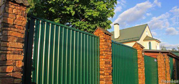 Заборы из профлиста (профнастила) в Кривом Роге