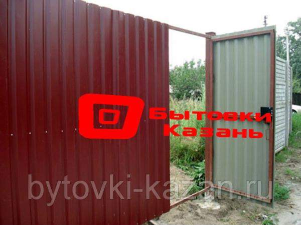 Заборы из профнастила в Казани