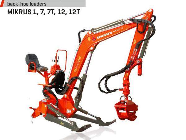 Задний Погрузчик-экскаватор URSUS MIKRUS 12