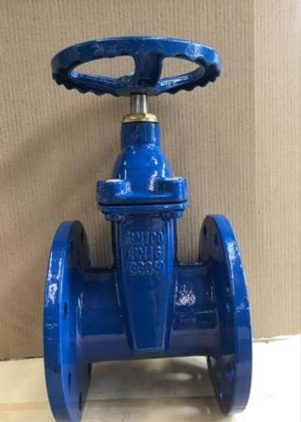 Задвижка чугунная 350 мм 30Ч39Р с обрезиненным клином (107-2958)