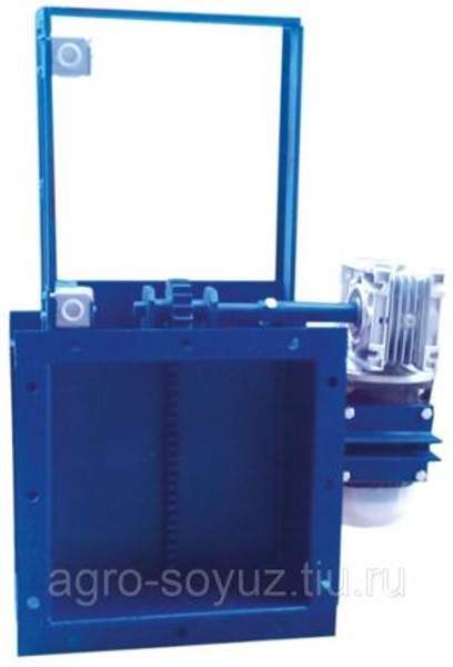 Задвижка реечная с электроприводом