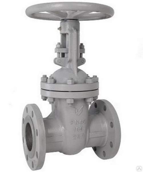 Задвижка стальная 30с15нж Ду 80 Ру40 клиновая фланцевая короткая (МЗТА)