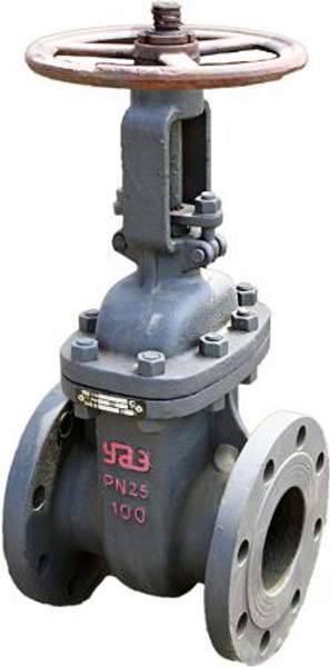 Задвижка стальная 30с64нж Ду 350 Ру25 клиновая фланцевая (МЗТА)