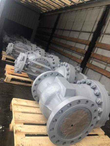 Задвижка стальная Ду 300 Ру 6,3 МПа фланцевая (с редуктором) 30с576нж