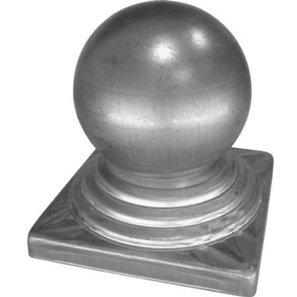 Заглушка на столб 120х120 с шаром