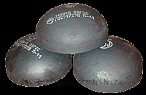 Заглушки эллиптические Ду108х4