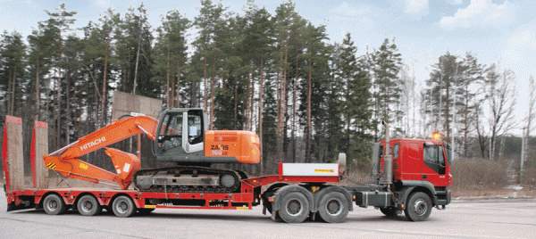 Заказ трала. Транспортировка спецтехники.