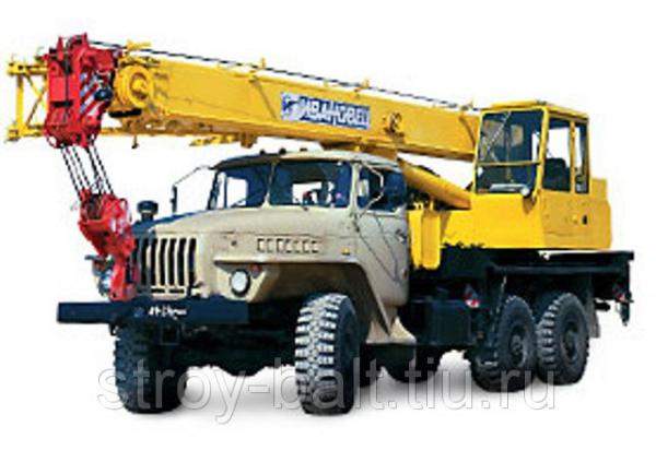 Заказ услуг автокрана 14 тн в г. Луга 1500/час