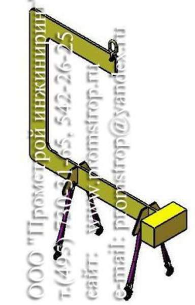 Захват скоба для замены аккумуляторов погрузчика