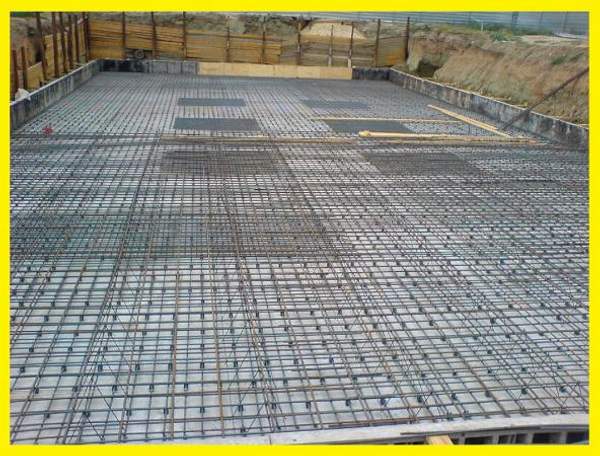 Заливка бетонных фундаментных плит м3 куб