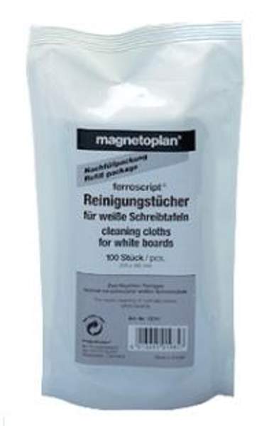 Запасной блок влажных очищающих салфеток Magnetoplan, 100 шт.