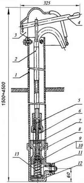 Запчасти к колонке водоразборной