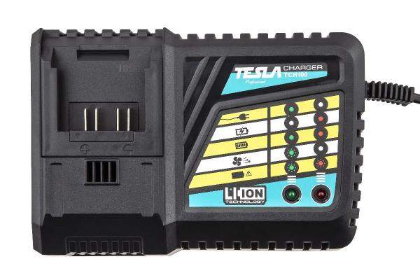 Зарядное устройство, 18В, 2-5 Ач, TCH100, "TESLA " /101-078