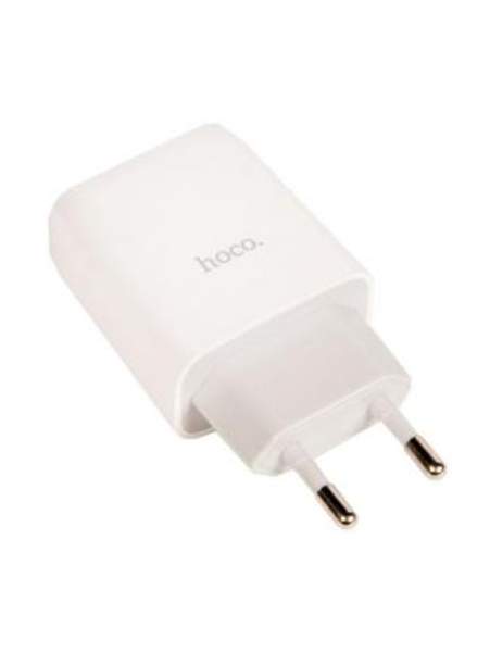 Зарядное устройство HOCO C73A Glorious два порта USB 5V 2.4A белый Hoco