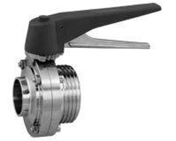 Затвор дисковый AISI 304 многопозиционный р/с DN 50