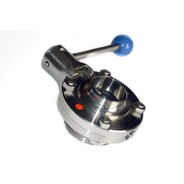 Затвор дисковый AISI 304 трехпозиционный p/c DN 50