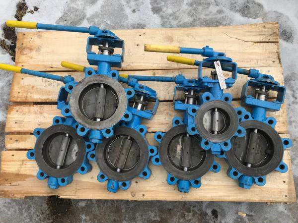 Затвор дисковый поворотный чугунный ручной DN-50 PN16