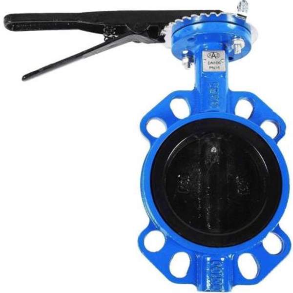 Затвор дисковый поворотный межфланцевый Ду 100