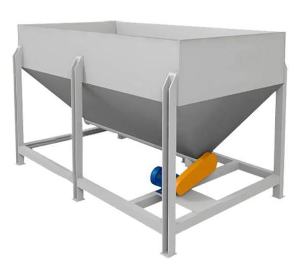 Завальная яма с выгрузным транспортером