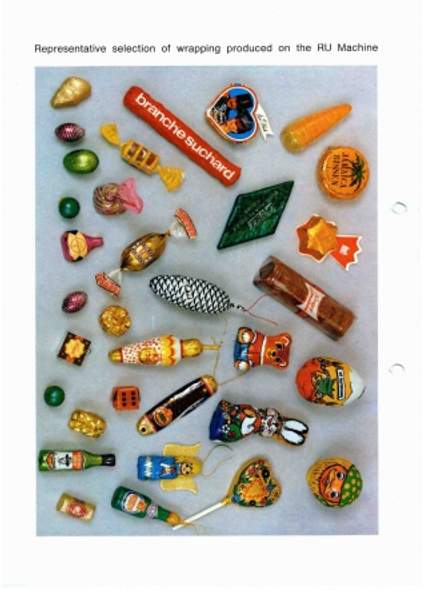 Заверточная машина RASCH RU для завёртки конфет в обтяжку фольгой