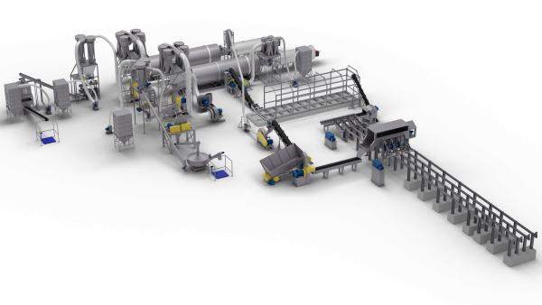 Заводы по производству древесной муки КС-1000 (линия гранулирования)
