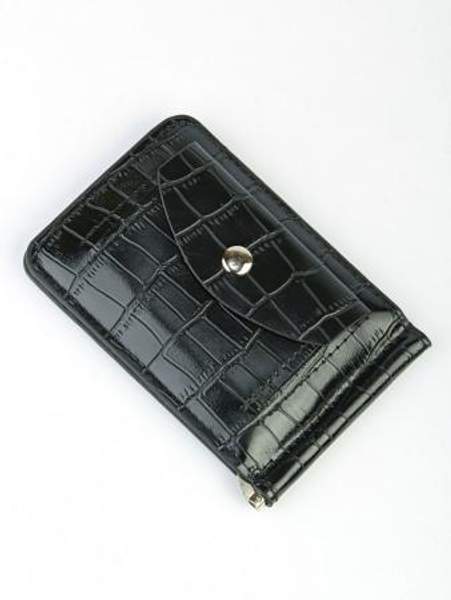 Зажим для денег мужской, Orif, на застежке магните, с дополнительным внешним отделением на застежке кнопке, с