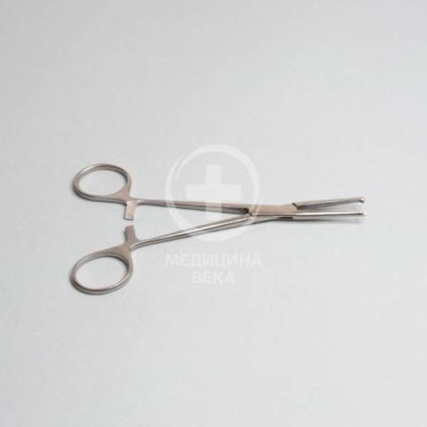 Зажим кровоостанавливающий 1x2 зубый зубчатый прямой, №1 (З-202)